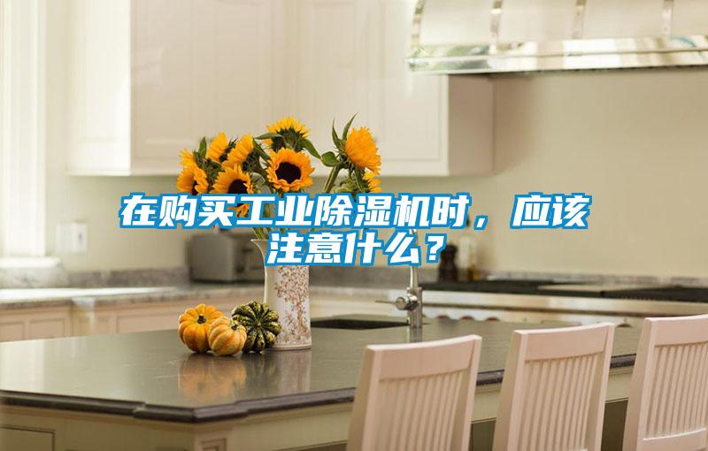 在購買工業(yè)除濕機時，應(yīng)該注意什么？