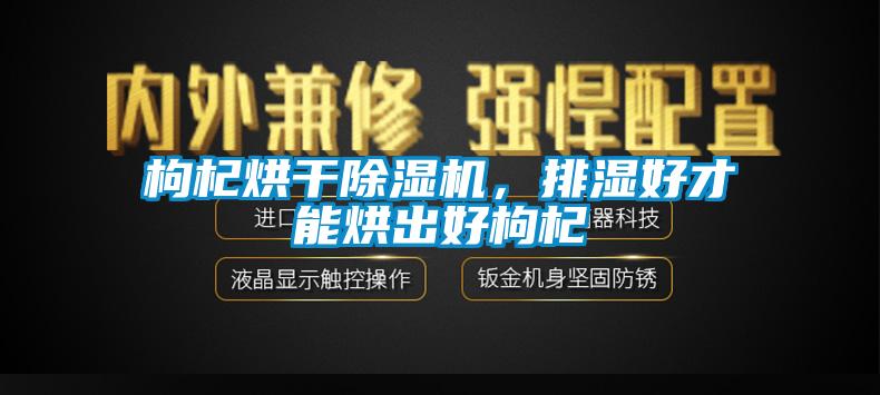 枸杞烘干除濕機，排濕好才能烘出好枸杞