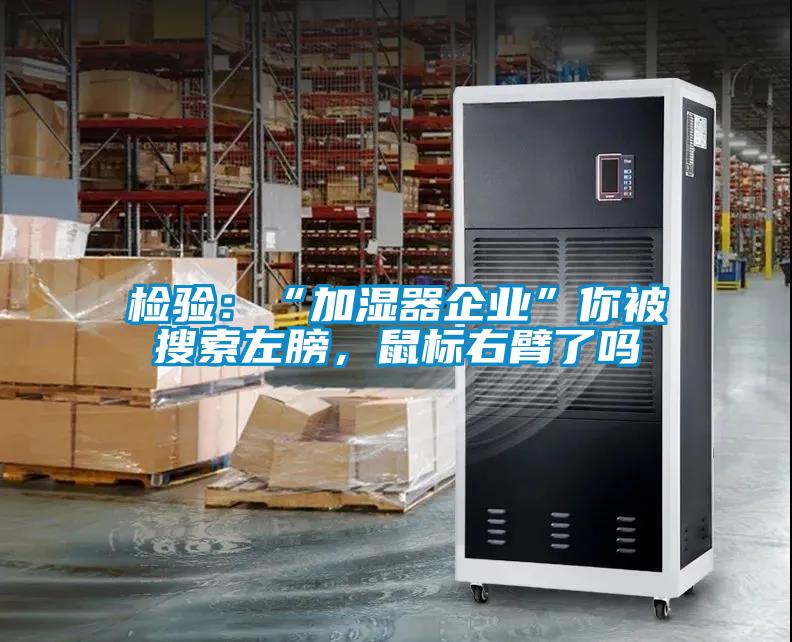 檢驗：“加濕器企業(yè)”你被搜索左膀，鼠標右臂了嗎