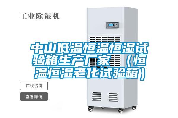 中山低溫恒溫恒濕試驗箱生產廠家 （恒溫恒濕老化試驗箱）