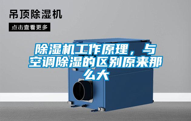 除濕機工作原理，與空調除濕的區(qū)別原來那么大