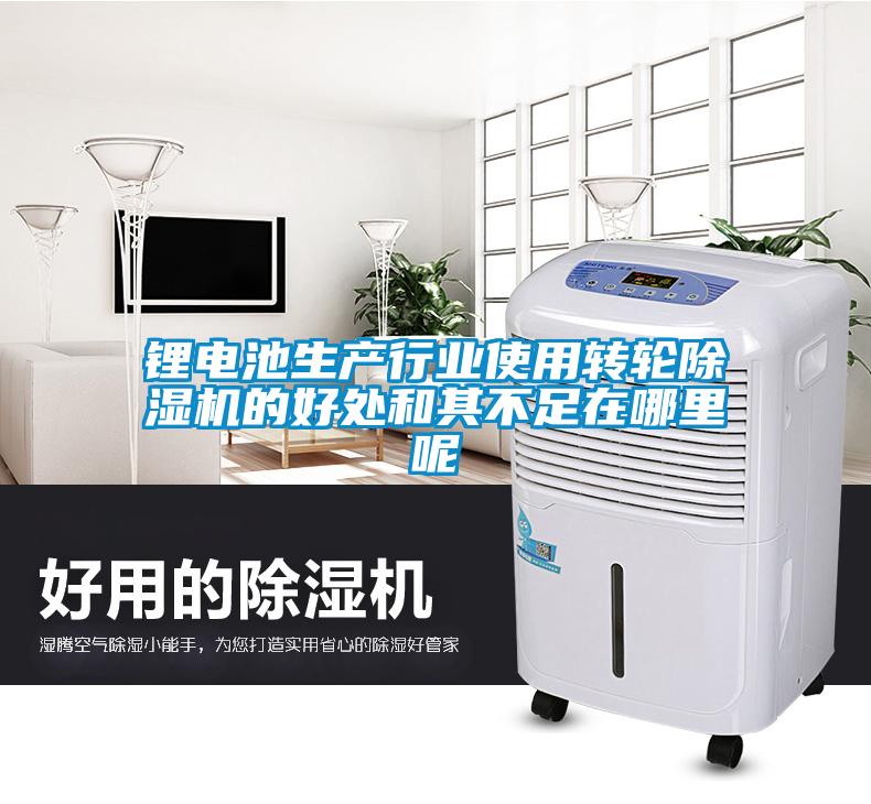 鋰電池生產行業使用轉輪除濕機的好處和其不足在哪里呢