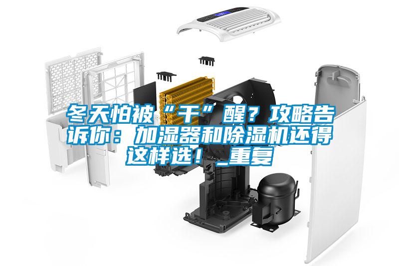 冬天怕被“干”醒？攻略告訴你：加濕器和除濕機還得這樣選！_重復