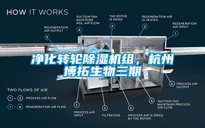 凈化轉輪除濕機組，杭州博拓生物三期