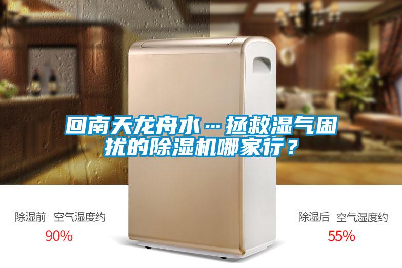 回南天龍舟水…拯救濕氣困擾的除濕機哪家行？