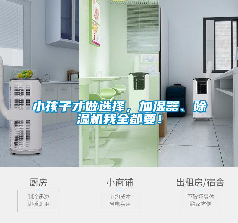 小孩子才做選擇，加濕器、除濕機我全都要！
