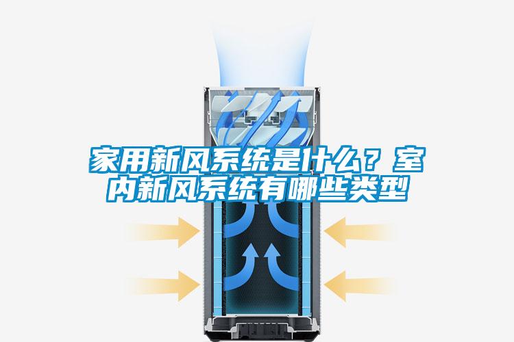 家用新風系統是什么？室內新風系統有哪些類型