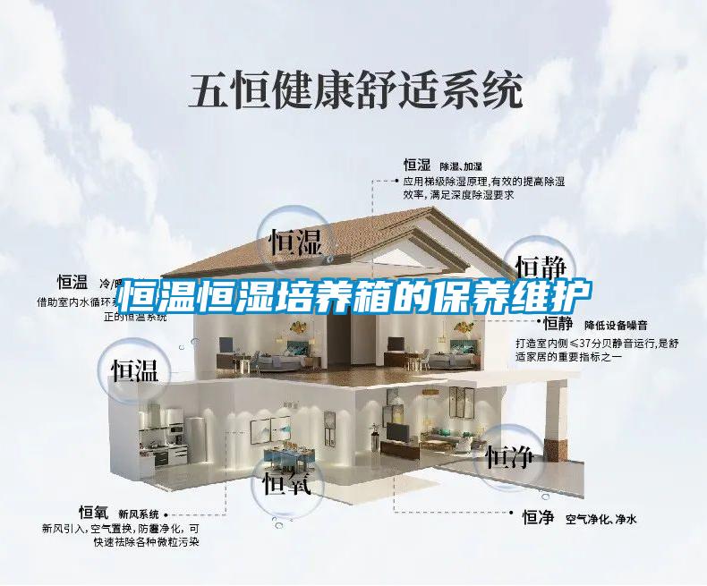 恒溫恒濕培養箱的保養維護