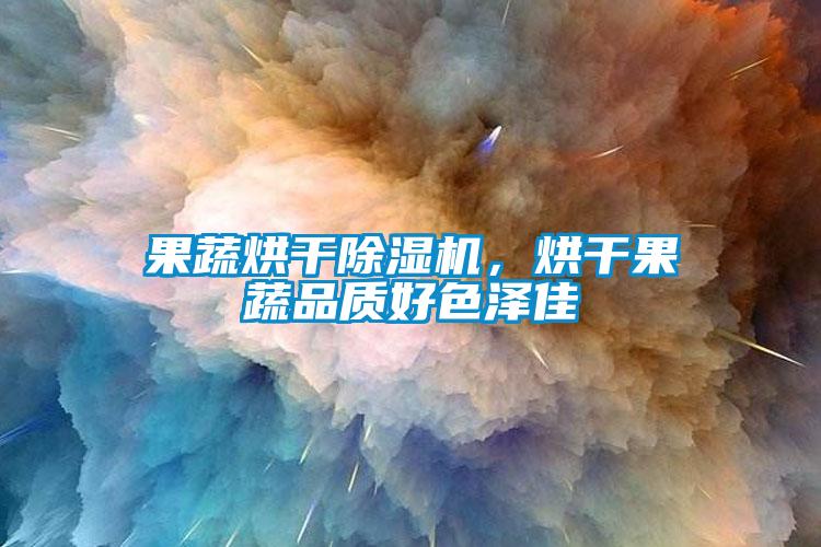 果蔬烘干除濕機，烘干果蔬品質好色澤佳