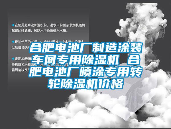合肥電池廠制造涂裝車(chē)間專(zhuān)用除濕機(jī) 合肥電池廠噴涂專(zhuān)用轉(zhuǎn)輪除濕機(jī)價(jià)格