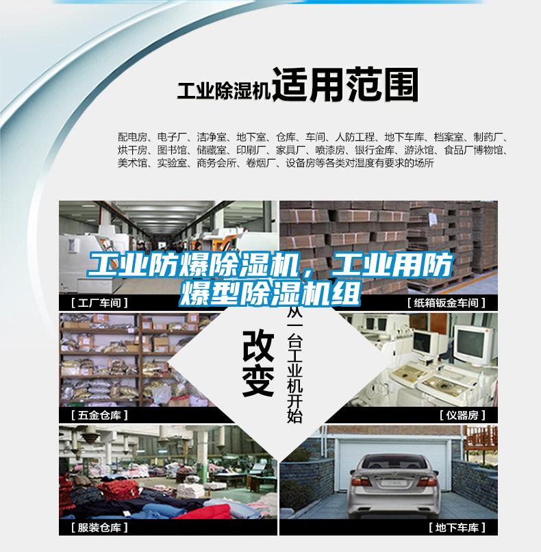 工業防爆除濕機，工業用防爆型除濕機組