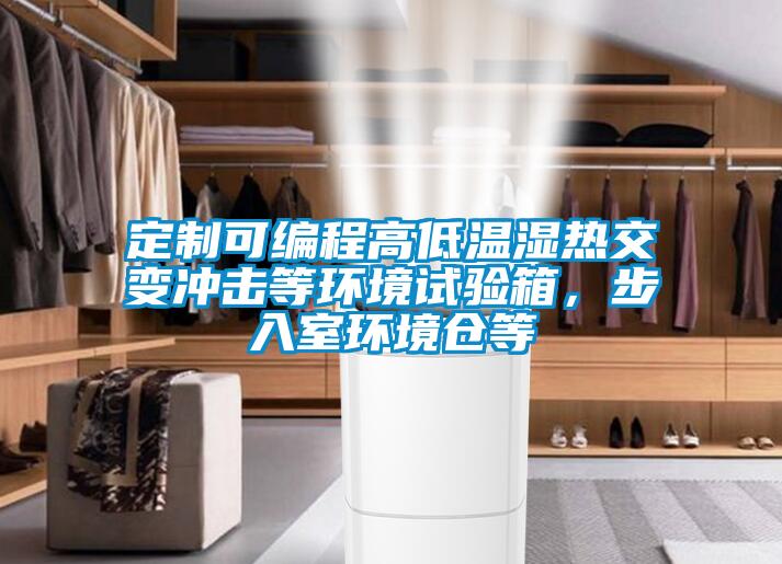 定制可編程高低溫濕熱交變沖擊等環(huán)境試驗箱，步入室環(huán)境倉等