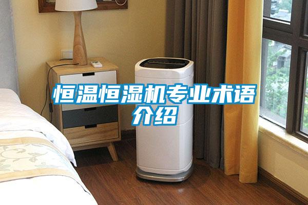 恒溫恒濕機(jī)專業(yè)術(shù)語(yǔ)介紹