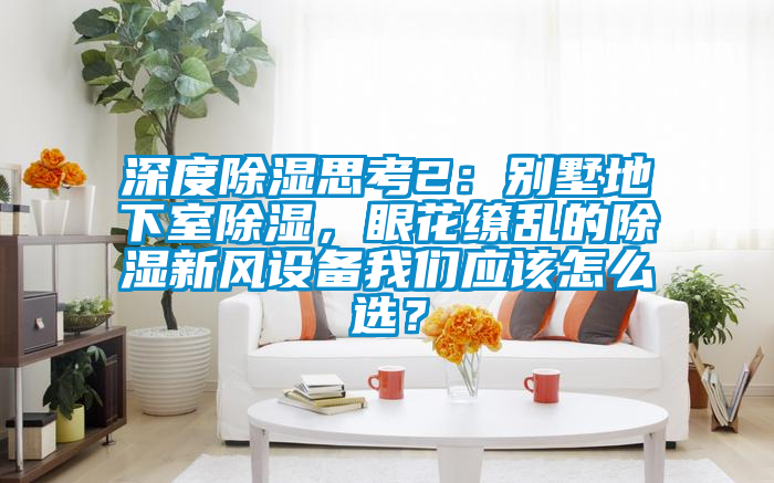 深度除濕思考2：別墅地下室除濕，眼花繚亂的除濕新風設(shè)備我們應(yīng)該怎么選？