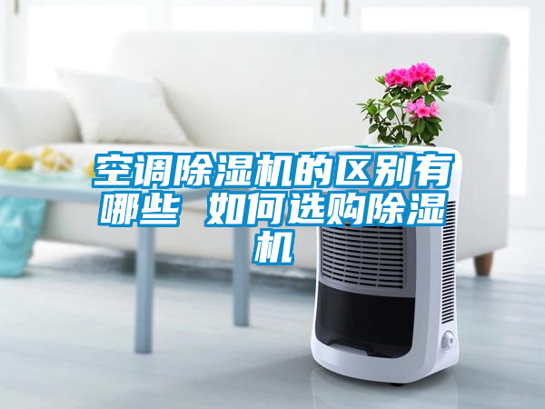空調(diào)除濕機的區(qū)別有哪些 如何選購除濕機