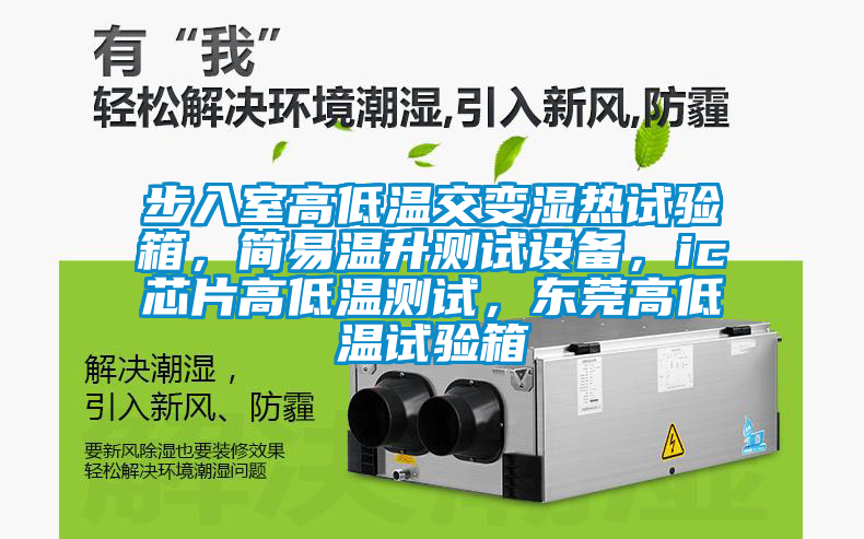 步入室高低溫交變濕熱試驗箱，簡易溫升測試設備，ic芯片高低溫測試，東莞高低溫試驗箱