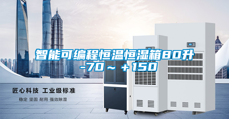 智能可編程恒溫恒濕箱80升 -70~+150℃