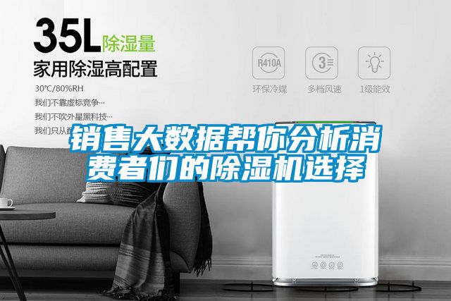 銷(xiāo)售大數(shù)據(jù)幫你分析消費(fèi)者們的除濕機(jī)選擇