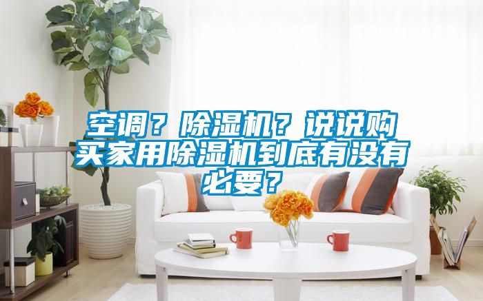 空調(diào)？除濕機(jī)？說(shuō)說(shuō)購(gòu)買家用除濕機(jī)到底有沒有必要？