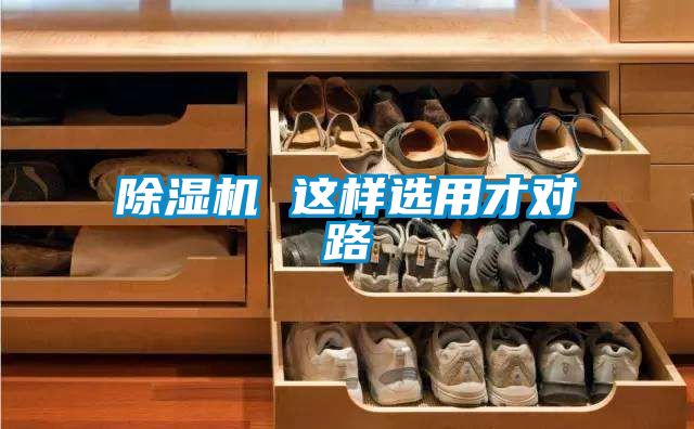 除濕機(jī) 這樣選用才對路