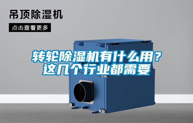 轉(zhuǎn)輪除濕機(jī)有什么用？這幾個(gè)行業(yè)都需要