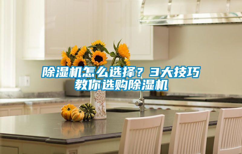除濕機怎么選擇？3大技巧教你選購除濕機