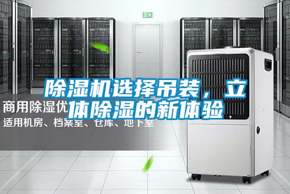 除濕機選擇吊裝，立體除濕的新體驗