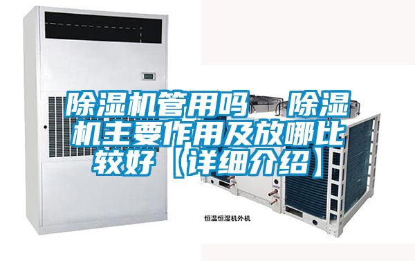 除濕機管用嗎  除濕機主要作用及放哪比較好【詳細介紹】