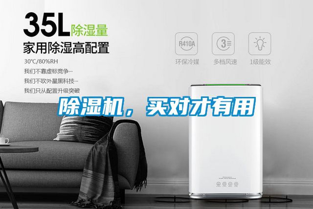 除濕機，買對才有用